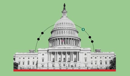 Illustration of the Capitol in Washington, D.C.